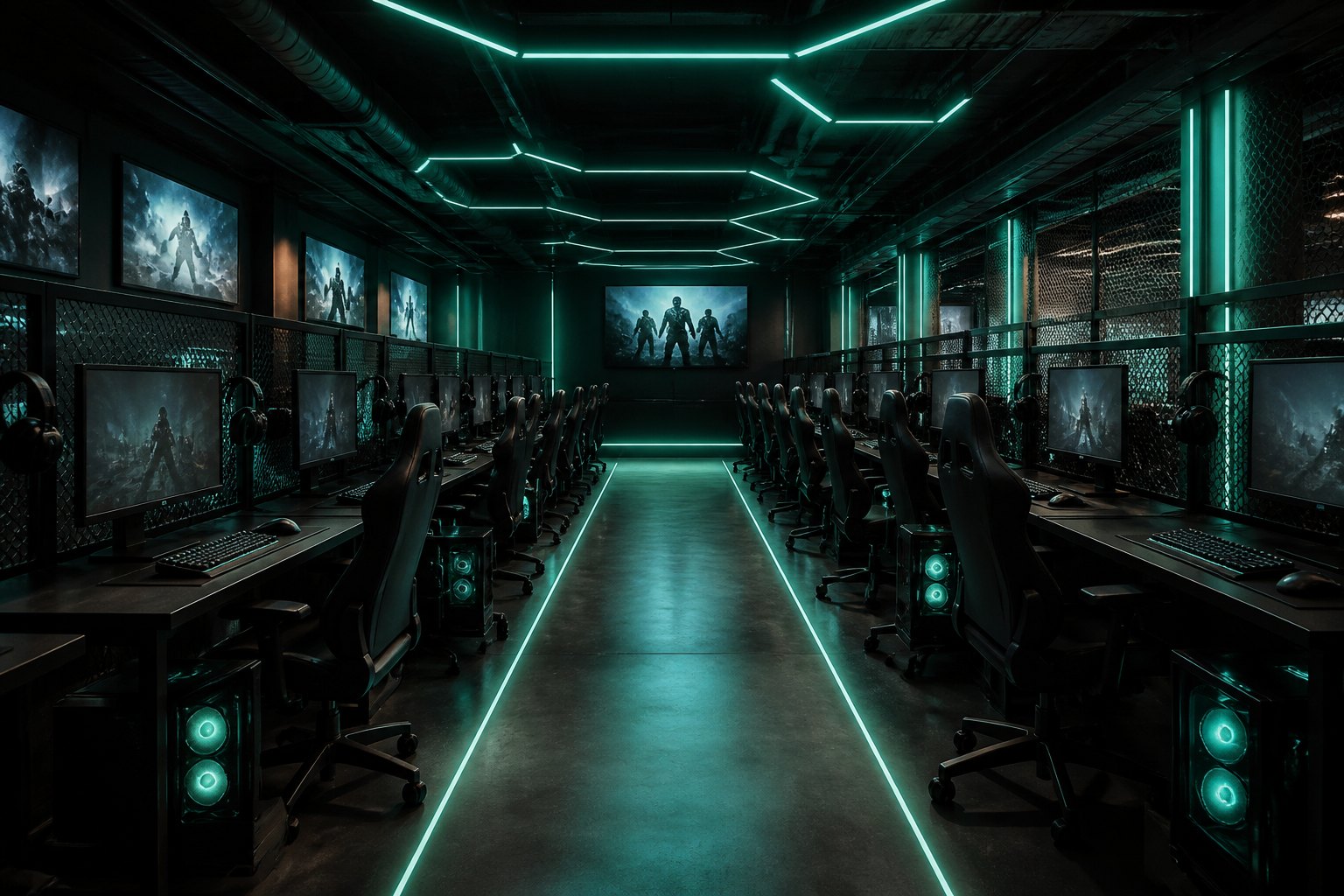 Interior of CLICKBASE PC CLUB in Brisbane